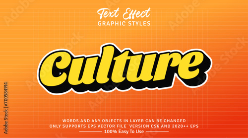 Wallpaper Mural 3d Culture Graphic Style, Editable Text Style Effect Torontodigital.ca