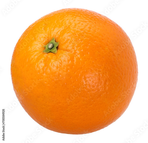 Orange fruit isolated, transparent PNG, PNG format, full depth of field