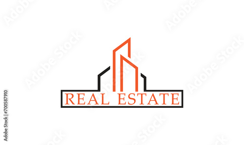 real estate luxury modern logo template