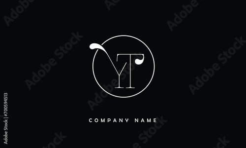 YT, TY, Y, T Abstract Letters Logo Monogram