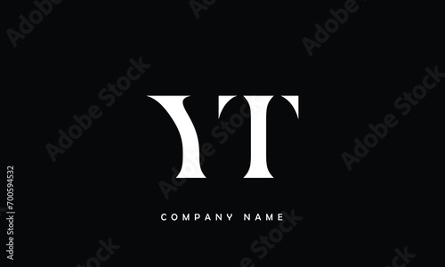 YT, TY, Y, T Abstract Letters Logo Monogram