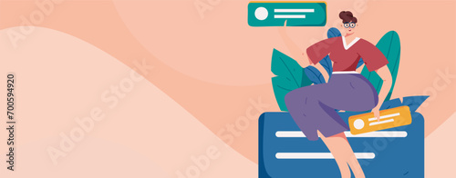 3.12 International Women's Day professional women flat character vector concept operation hand drawn illustration
