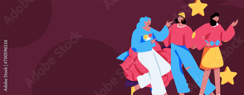 3.12 International Women's Day professional women flat character vector concept operation hand drawn illustration
