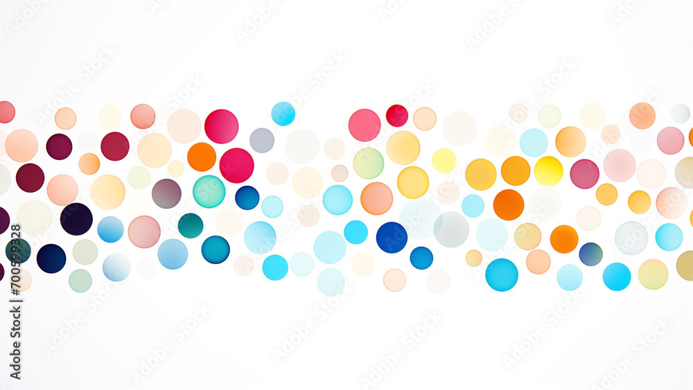 Modern Mosaic - Distinct 2D Circles Modern Mosaic - Distinct 2D Circles