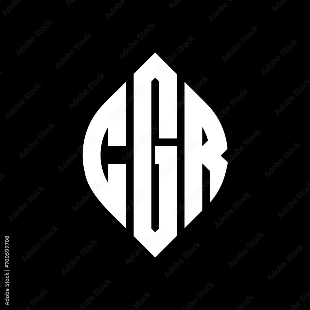 CGR circle letter logo design with circle and ellipse shape. CGR ellipse letters with typographic style. The three initials form a circle logo. CGR Circle Emblem Abstract Monogram Letter Mark Vector. CGR circle letter logo design with circle and ellipse shape. CGR ellipse letters with typographic style. The three initials form a circle logo. CGR Circle Emblem Abstract Monogram Letter Mark Vector.