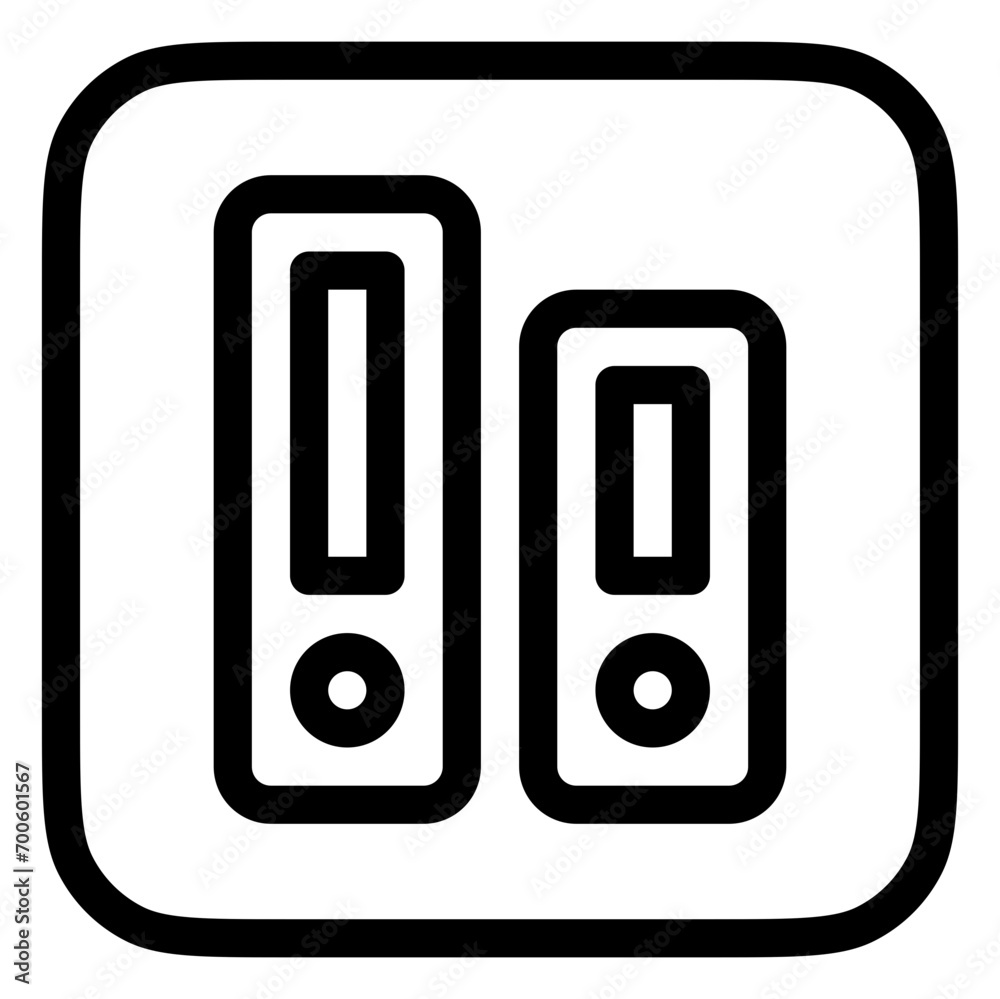 Editable file folder vector icon. Stationery, office, archive. Part of a big icon set family. Perfect for web and app interfaces, presentations, infographics, etc Editable file folder vector icon. Stationery, office, archive. Part of a big icon set family. Perfect for web and app interfaces, presentations, infographics, etc