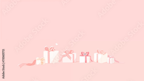 プレゼントボックスの壁紙素材