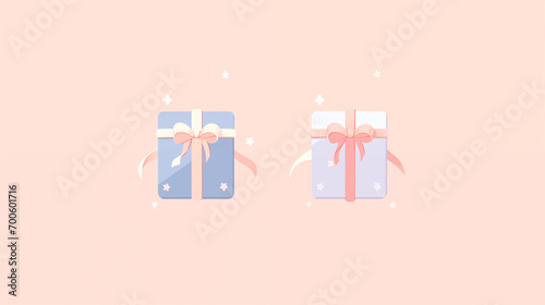 プレゼントボックスの壁紙素材