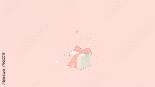 プレゼントボックスの壁紙素材