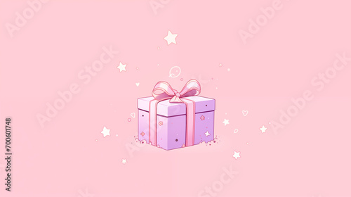 プレゼントボックスの壁紙素材