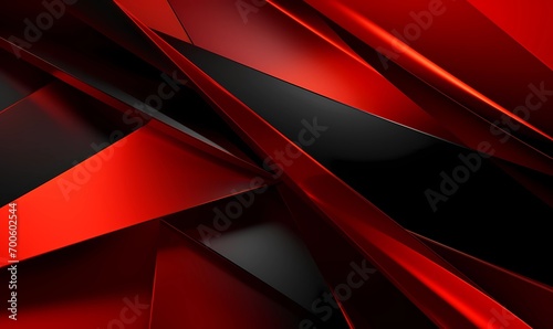 Abstract background with triangles. Abstract Red Black Gradient Luxury Background.