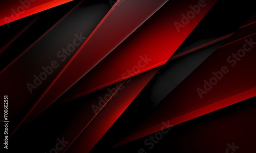 Abstract background with triangles. Abstract Red Black Gradient Luxury Background.