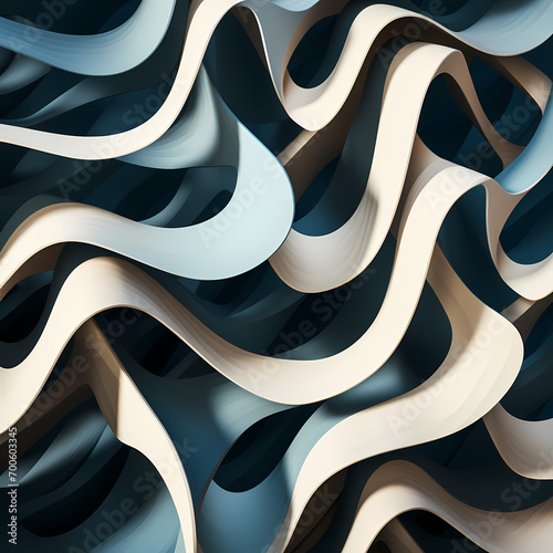Abstract patterns created with overlapping shadows.