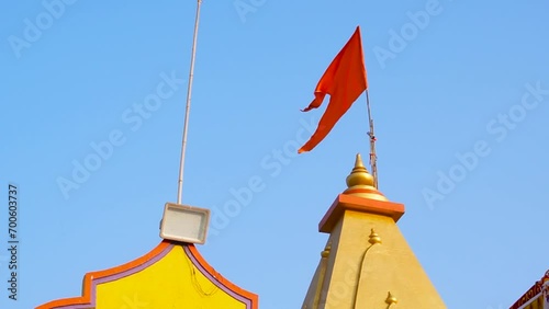 flag on the roof