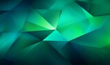 abstract green background with triangles