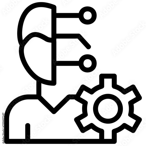 Human-AI Integration Icon
