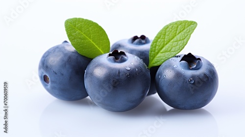 Blueberries on White Background. Fresh, Healthy, Healthy Life, Fruit, Berry 
