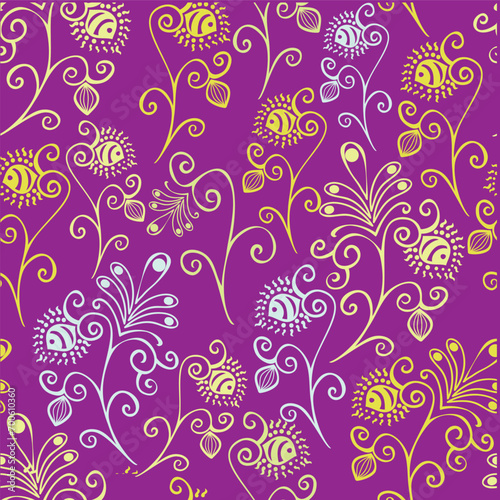 seamless floral background