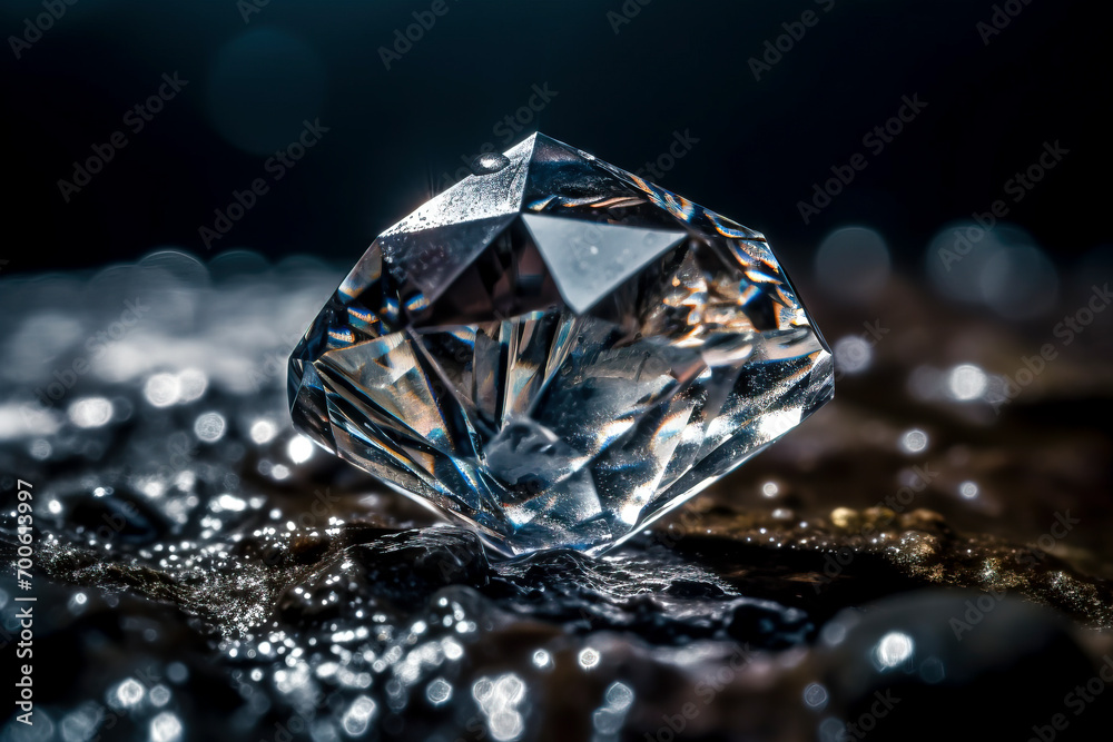 Radiant Cut Diamond Brilliance, Created with Generative AI Technology Radiant Cut Diamond Brilliance, Created with Generative AI Technology