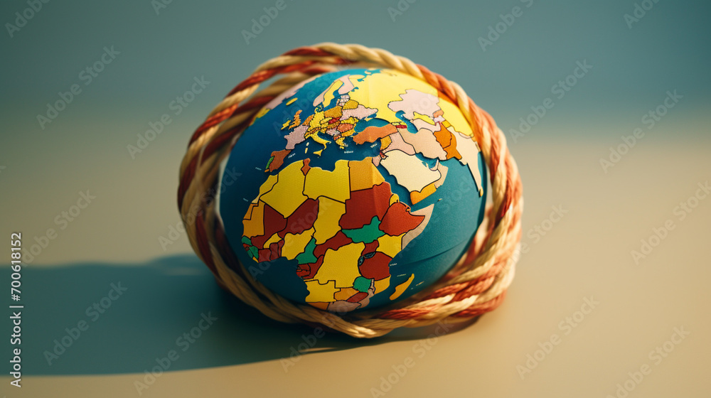 An illustration of a braid wrapped around the globe, symbolizing global unity and diversity. An illustration of a braid wrapped around the globe, symbolizing global unity and diversity.