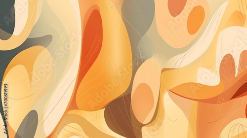 Fototapeta Naklejka Na Ścianę i Meble -  Oil paint drawing. Abstract colored background. Abstraction in the style of impressionism. Modern surrealist painting. Good as a poster for wall decor. Surreal design generative AI