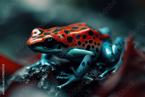 Red poison dart frog