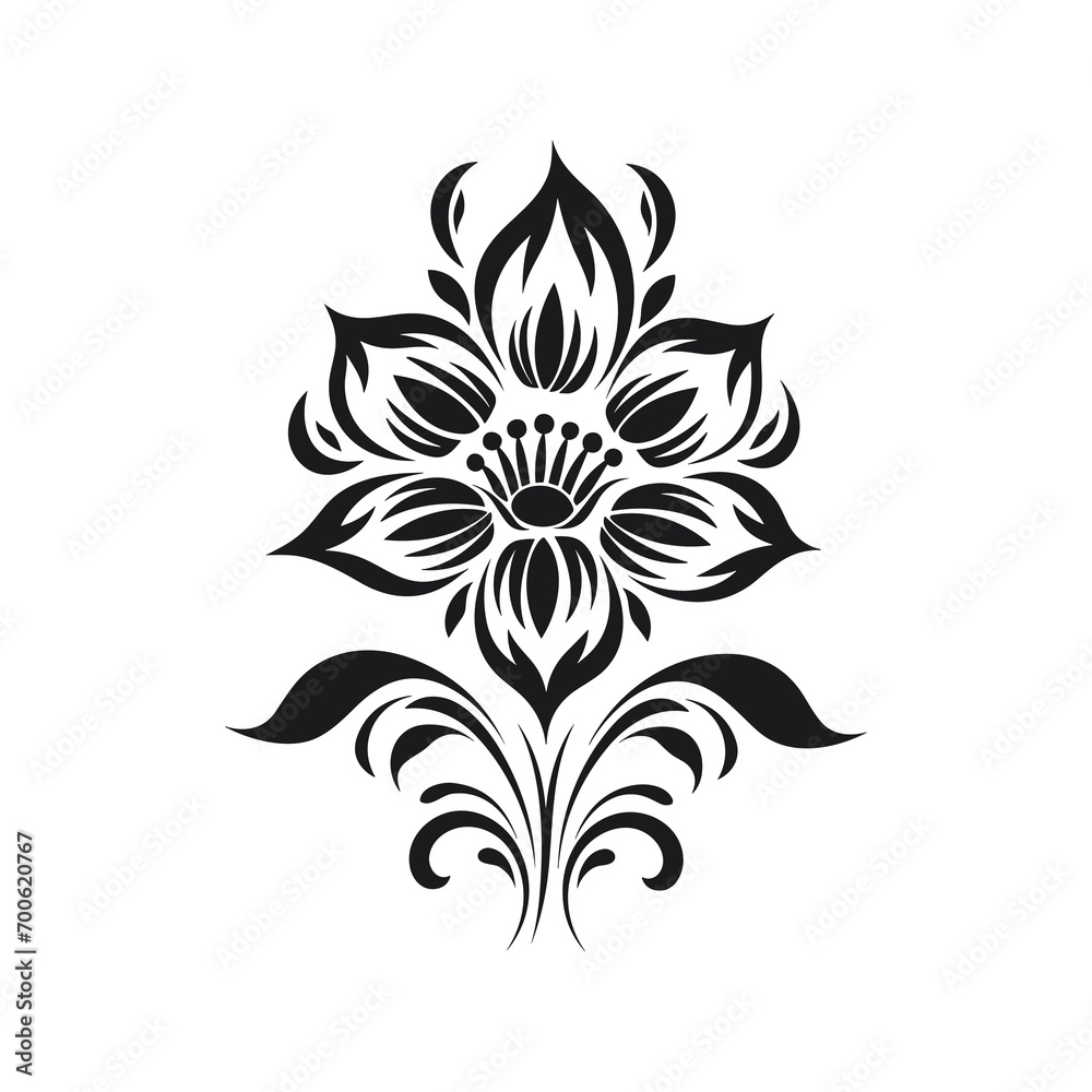 Beautiful minimalist flower illustration art. Beautiful minimalist flower illustration art.