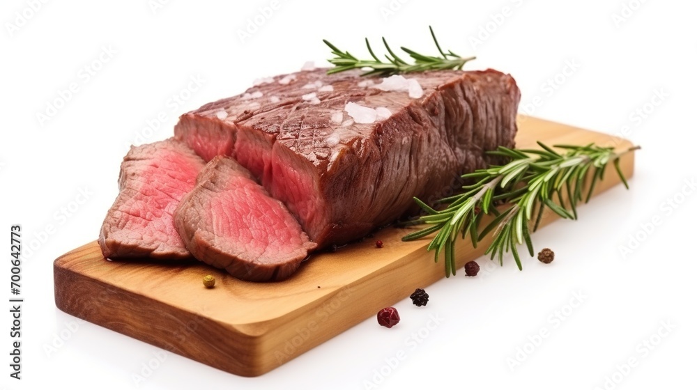 Fillet Steak Beef Meat on White Background. Food, Protein, Ranch, Farm
Fillet Steak Beef Meat on White Background. Food, Protein, Ranch, Farm