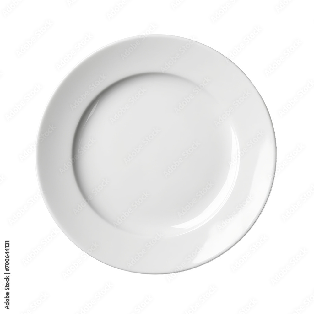 white plate isolated on white white plate isolated on white