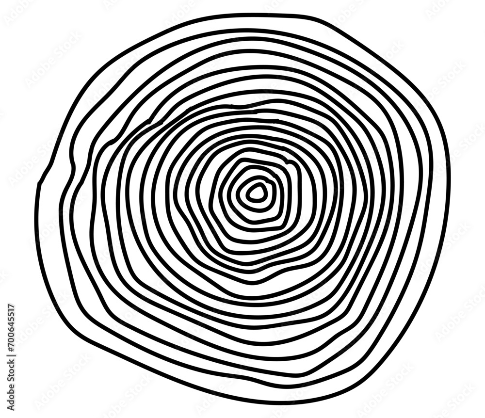 Abstract Circle of stripes. Geometric simple figure. Vector illustration. Abstract Circle of stripes. Geometric simple figure. Vector illustration.