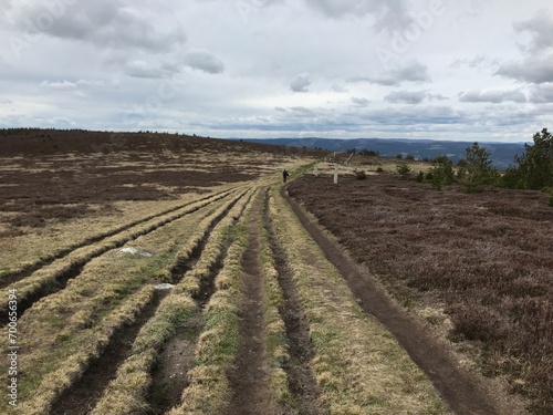 Paysage, Montagne, Mer, Coucher de soleil