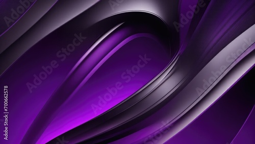 Black and purple gradient curved lines abstract background