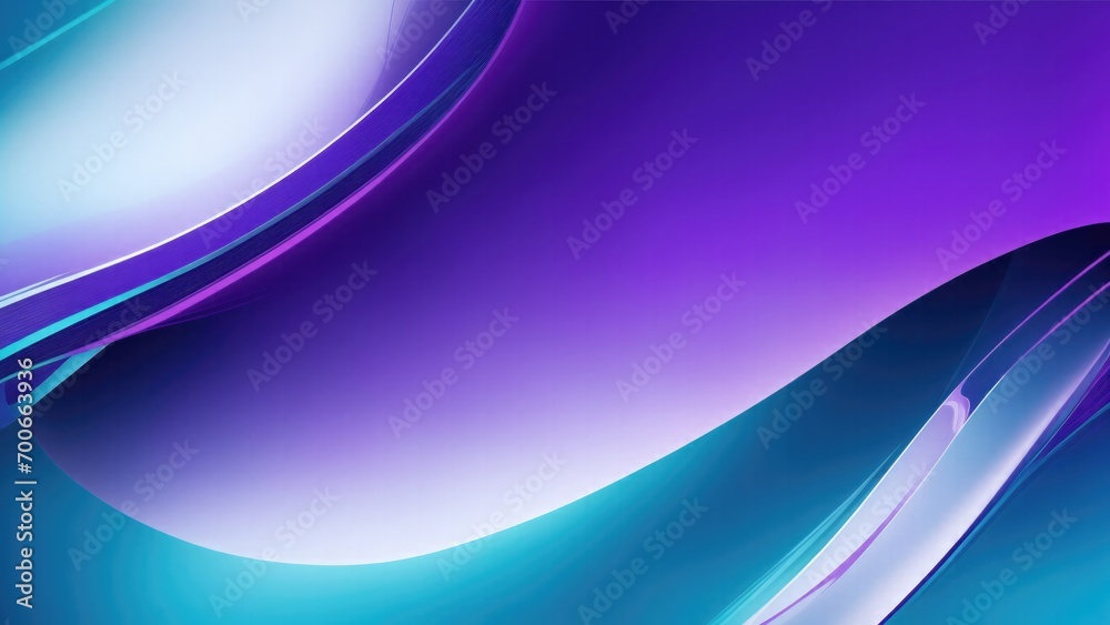 Cyan and purple gradient curved lines abstract background Cyan and purple gradient curved lines abstract background