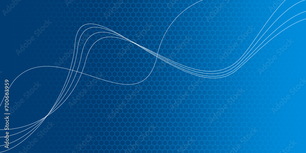 Abstract blue smooth wave line background Abstract blue smooth wave line background