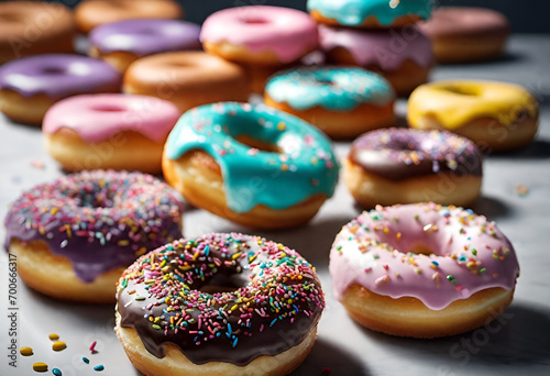 donuts on minimal background