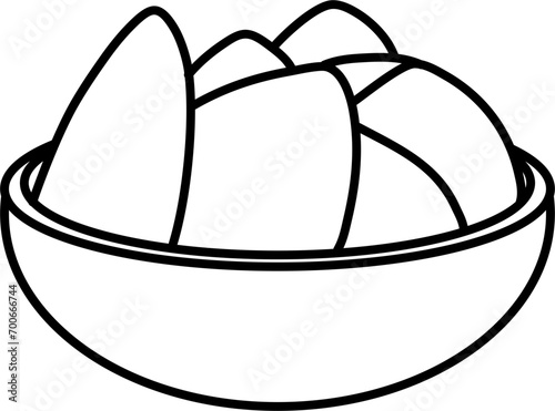 Cocoa butter Cocoa and Chocolate Product Drawing Doodle Vector Illustration