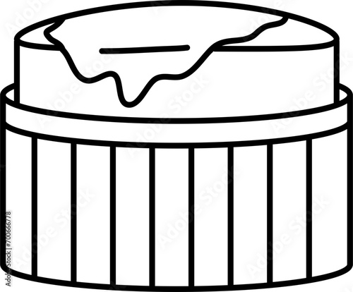 Chocolate souffle Cocoa and Chocolate Product Drawing Doodle Vector Illustration