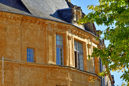 Sarlat la Caneda; France - october 7 2023 : picturesque old city photo