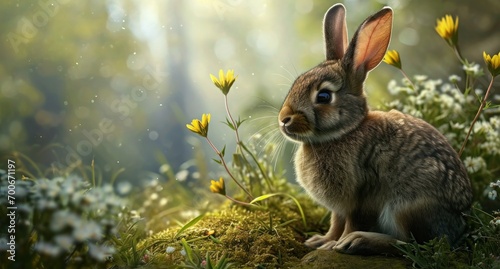 i love easter bunny easter rabbit