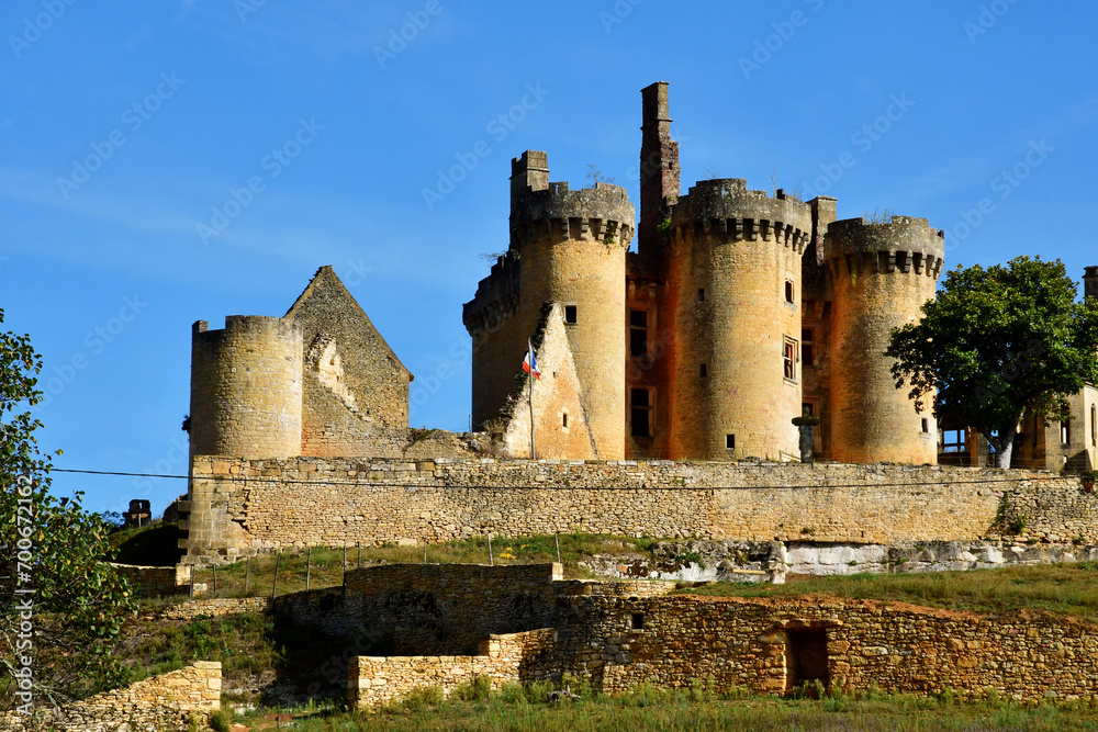 Saint Vincent le Paluel; France - october 7 2023 : Paluel castle