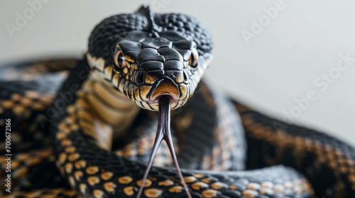 close up of a python photo