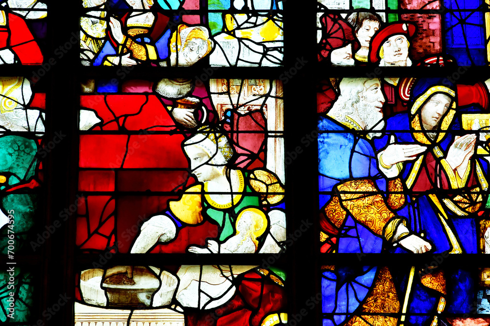 Rouen, France - june 13 2023: Saint Jeanne D arc church