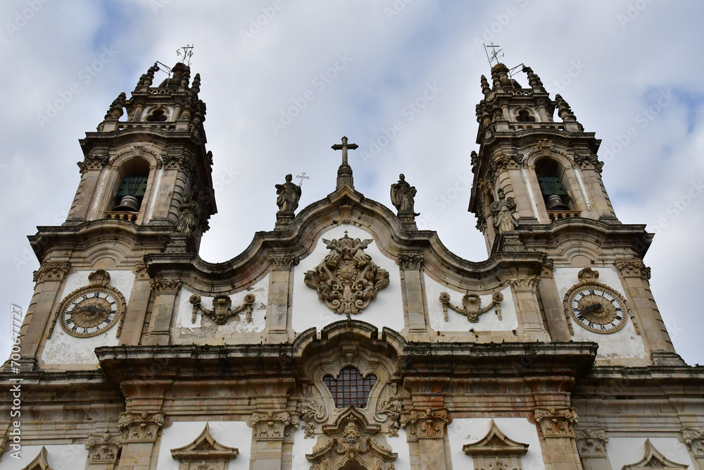 Lamego, Portugal - march 29 2022 : Our Lady of Remedios