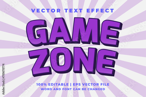 Editable text effect sunset party 3d retro template style premium vector 