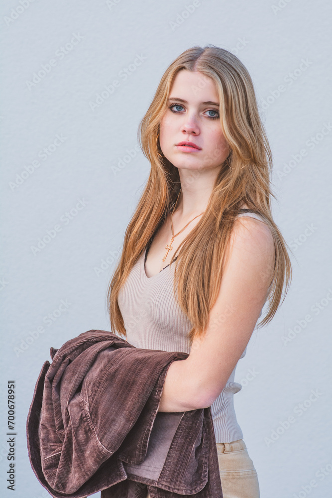 Fototapeta premium Junge Frau