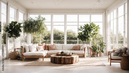 a gorgeous sunroom haven created with our AI software. Pick from a variety of designs and styles, such as sleek and modern or homey and rustic.