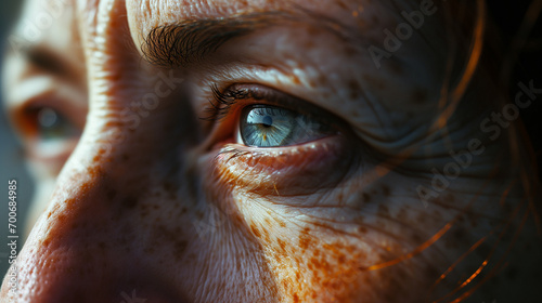 Close-up of a Human Eye