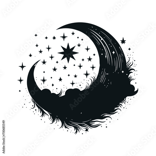 Moon svg, moon png, summer clipart, clipart, moon illustration, palm, tree, beach, tropical, vector, summer, illustration, island, silhouette, sea, sun, nature, travel, ocean, sunset, design, sky, lan