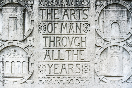 Photography Architectural detail of the Royal Ontario Museum, Toronto, Canada