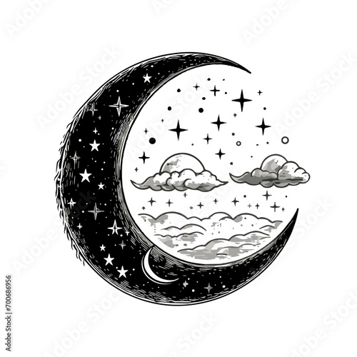 Moon svg, moon png, summer clipart, clipart, moon illustration, palm, tree, beach, tropical, vector, summer, illustration, island, silhouette, sea, sun, nature, travel, ocean, sunset, design, sky, lan